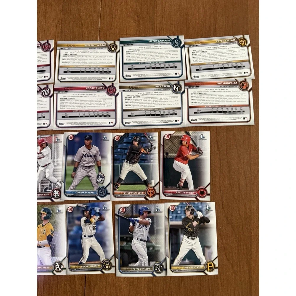 Topps 2022 MLB baseball cards BP Random‎ lot of 50, no dupes